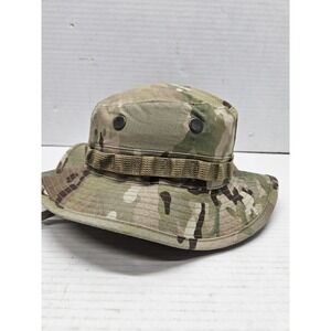 MultiCam Type II Camo Hot Weather Sun Chin Cord Boonie Bucket Hat Size 7